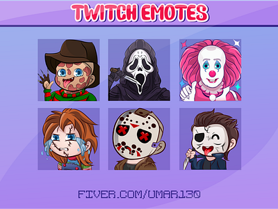 dead by day light Twitch emotes badges cartoon emotes chibi twitch emotes design emotes kawaii twitch emotes streamer twitch emotes twitch sub badges twitchtv