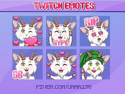 goat twitch emotes