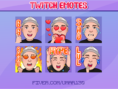 cartoon twitch emotes