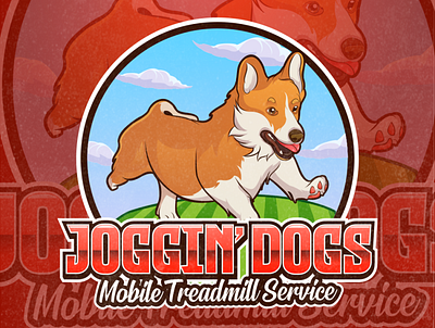 joggin dogs logo branding cartoon emotes design dog logo esports logo husky dog logo illustration kawaii twitch emotes lion logo logo pit bull logo tiger logo mascot logo wolf logo