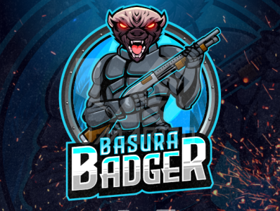 honey badger logo design