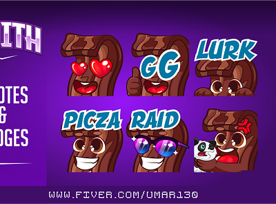 bacon twitch emotes bacon bacon emotes badges chibi bacon chibi twitch emotes cure bacon emotes illustration streamers twitch emotes twitch sub badges twitchtv