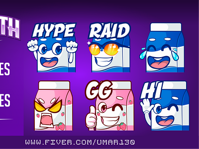 milk carton twitch emotes