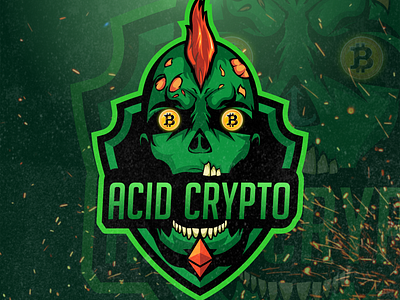 Acid Crypto logo design