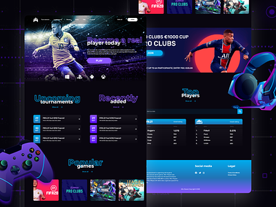 Esport platform dark mode dark theme dark ui esport esport gaming platform esport platform esports gaming gaming platform gaming website tournament ui design web design