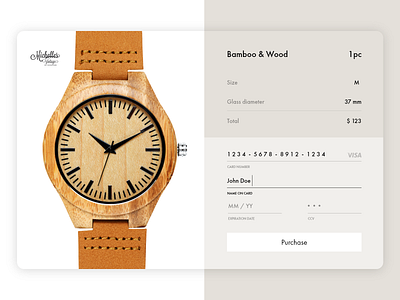 Checkout web screen bamboo watch checkout checkout form checkout page checkout process checkout view online store payment payments view watch watch store wood watch wooden watch