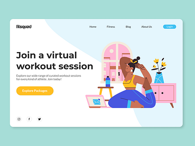 landing page