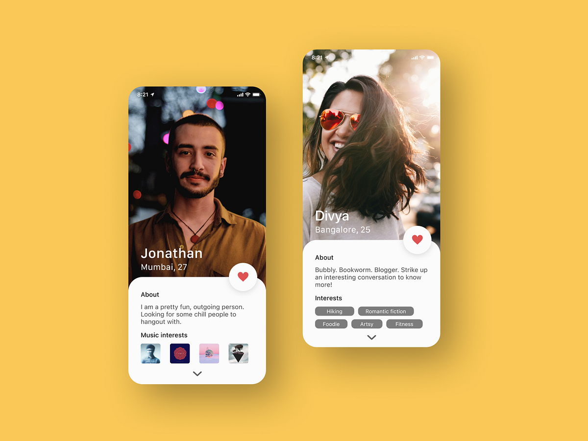 Browse thousands of Profile Dating Apps images for design inspiration ...