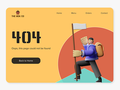 404 page 404 error 404 error page 404 page 404page appdesign brand identity error 404 food app minimal ui ui design user experience user interface ux visual design