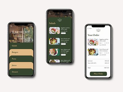 Online Menu brand identity branding colour e menu menu menu design onlinemenu ui ui design user experience user interface ux visual design