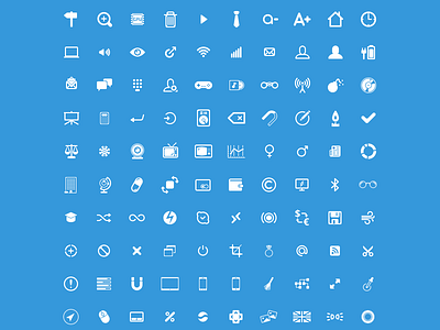 100 Glyphs glyphs icon