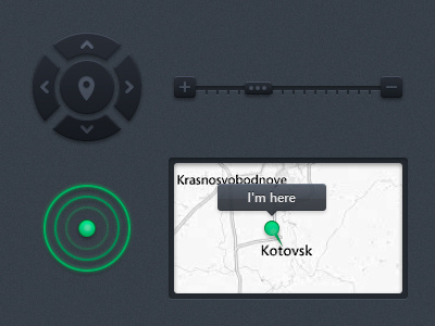 Map control ui button map pin psd tooltip zoom