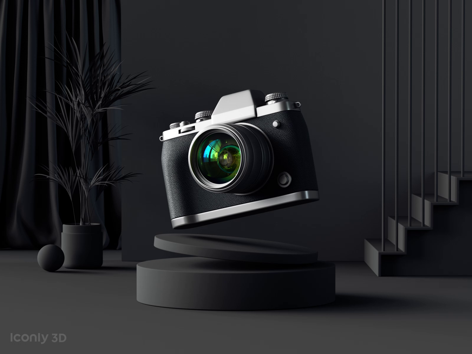 Iconly 3D | Camera icon by Reza Gholipour for Piqo Design on Dribbble