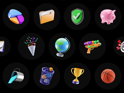 Iconly 3D | 770+ 3D icons 3d 3d animation 3d design 3d icons 3dmotion animation ball c4d cinema4d dark design earth iconly iconly 3d iconly pro icons motion graphics rocket