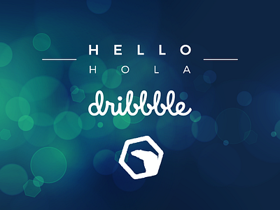 Hello Dribbble blurry debut hello dribbble hola