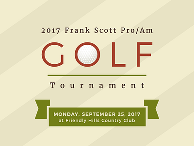 Golf Tournament brand branding fundraising golf logo non profit