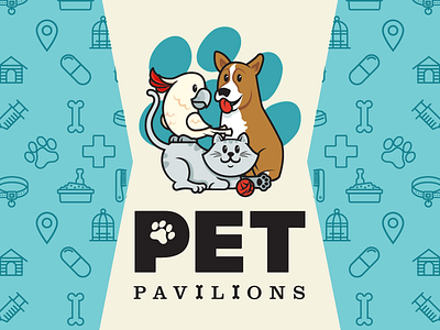 Pet Pavillions bird cat cockatoo corgi design dog icon illustration kids logo minnesota minnesota state fair pet pets state fair