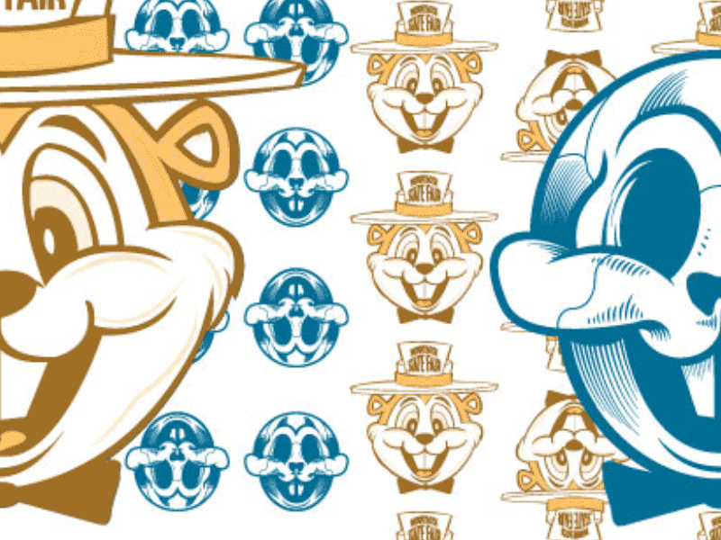 Gopher Skull design fair child gopher illustration kids minnesota minnesota state fair motion graphics state fair