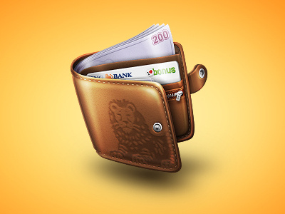 Nakit Avans bonus cash credit card icon illustration ing money wallet