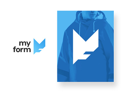 MyForm monogram logo brand branding clothing logo monogram