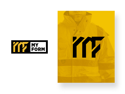 MyForm monogram logo 2 brand branding clothing logo monogram