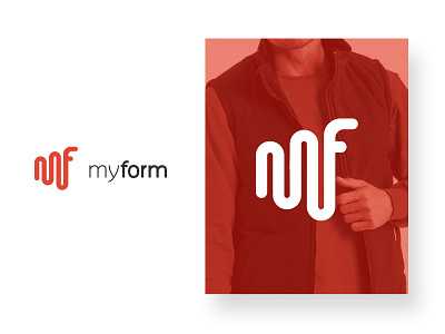 MyForm monogram logo 3 brand branding clothing logo monogram