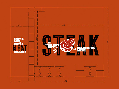 Steak House Stencil