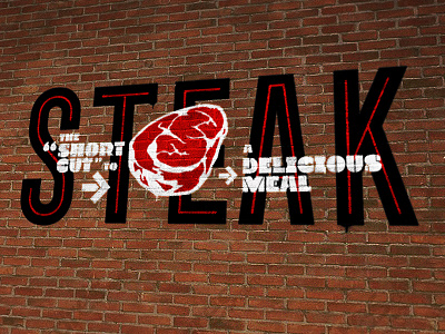 Steak House Stencil