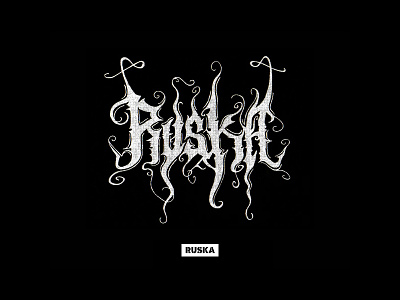 Ruska Black Metal Logo