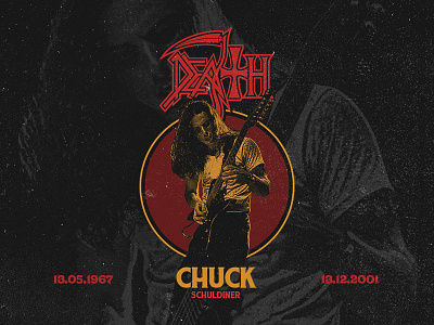 Chuck Schuldiner By Omer Cetin On Dribbble