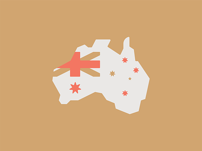 Australia aussie australia flag geography geometry icon illustration shape