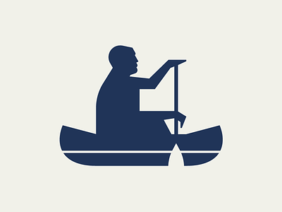 Mini Canoe canoe illustration logo mini outdoors wilderness