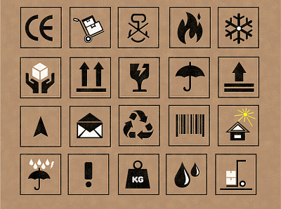 Icon Pack adobe illustrator brown color coreldraw essential icons flat icons icon design logo design photoshop