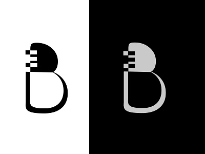 Letter B logo design brand design branding branding design design flat illustration lettering lettermark logo logodesign logos logotype minimal minimalist logo typography