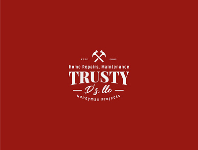 Trusty d s llc logo adobe illustrator adobe photoshop branding flat graphic graphic design graphic designing illustration logo minimal unique logo