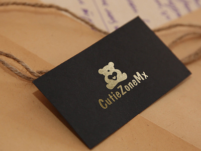 CutieZoneMx Business Card Mockup