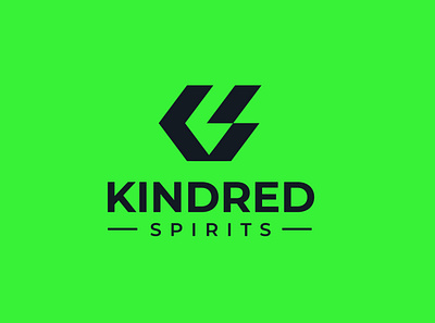 Kindred logo branding design flat graphic graphic design logo logo design minimal ui unique logo