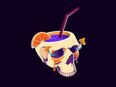 Poisonous skull