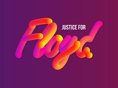 For Floyd ✊🏽 2d 2d art black lives matter illustration illustration art justice typography vector vector art