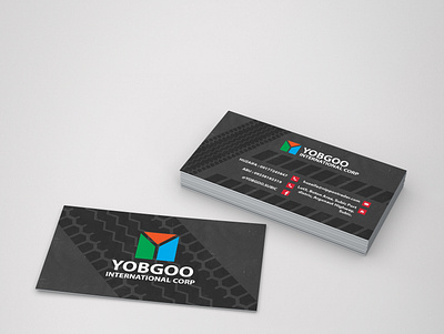 Yobgoo International Corp Visiting card design. art branding design icon illustration logo minimal ui ux vector