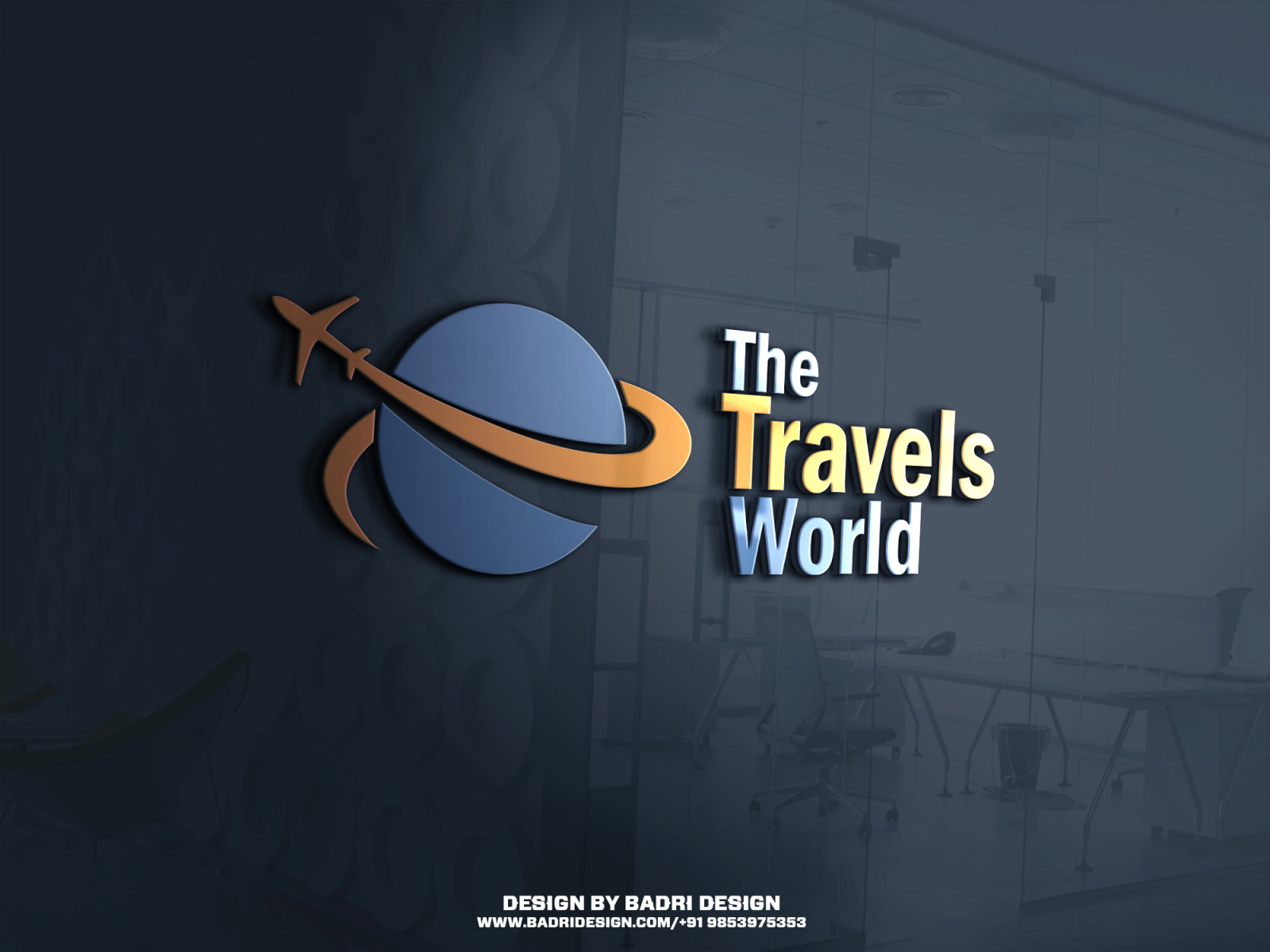 The Travels World Logo Design. by Badri Design on Dribbble