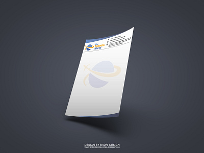 The Travels World Letterhead Design advertising brand design brand identity branding creative design design graphicdesign illustration letterhead letterheads logodesign marketing minimal typography