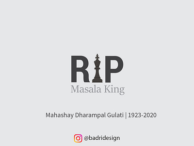 RIP Masala King branding content creation content marketing creative design digital marketing graphicdesign illustraion king masala moment