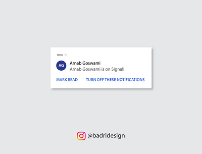 Arnab Goswami: Use Signal. branding content creation creative design designer graphicdesign indian journalist marketing media social media design