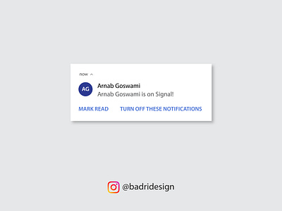 Arnab Goswami: Use Signal. branding content creation creative design designer graphicdesign indian journalist marketing media social media design