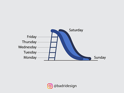 Weekend be like! advertising branding enjoy graphicdesign logo marketing minimal saturday sunday vector weekend