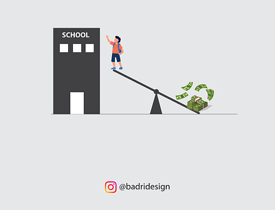 The reality of our education system. advertising branding design designer graphicdesign illustration logodesign marketing minimal photoshop