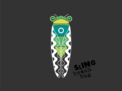 Logo for SLING beach bar branding branding design graphic design logo
