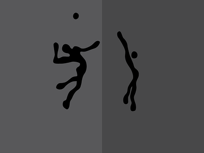 Logo proposal for volleyball academy branding graphic design illustration logo