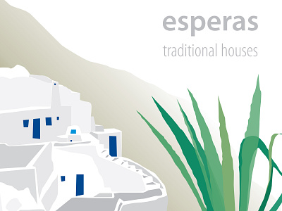 ESPERAS traditional houses DVD & Brochure branding brochure design graphic design illustration packaging design